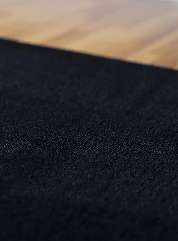 Rectangular rug talia black
